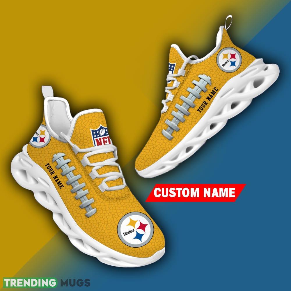 Custom Name Pittsburgh Steelers NFL Chunky Sneakers New Design Max Soul Shoes - Custom Name Pittsburgh Steelers NFL New Design Max Soul Shoes_3 Custom Name Pittsburgh Steelers NFL Chunky Sneakers New Design Max Soul Shoes - Custom Name Pittsburgh Steelers NFL New Design Max Soul Shoes_3