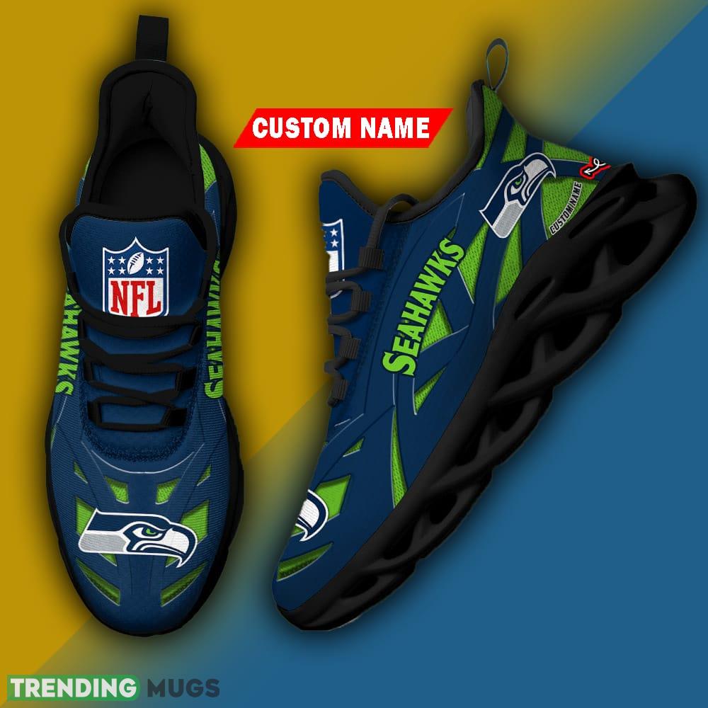 Custom Name Seattle seahawks NFL Striped Max Soul Shoes Gift For Men Women - Seattle seahawks-NFL Max Soul Shoe Custom Names_3 Custom Name Seattle seahawks NFL Striped Max Soul Shoes Gift For Men Women - Seattle seahawks-NFL Max Soul Shoe Custom Names_3