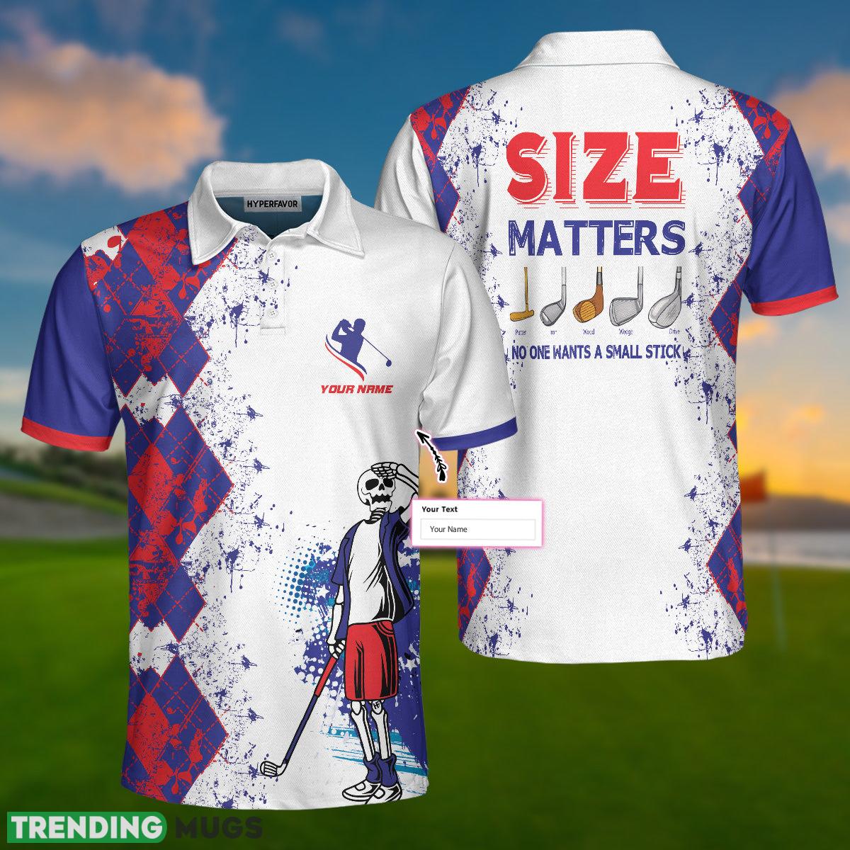 Custom Name Size Matters No One Wants A Small Stick, Golfing Shirt Design, Argyle Pattern Shirt Polo Shirt - Size Matters No One Wants A Small Stick Custom Polo Shirt, Personalized Golfing Shirt Design, Argyle Pattern Shirt_1 Custom Name Size Matters No One Wants A Small Stick, Golfing Shirt Design, Argyle Pattern Shirt Polo Shirt - Size Matters No One Wants A Small Stick Custom Polo Shirt, Personalized Golfing Shirt Design, Argyle Pattern Shirt_1
