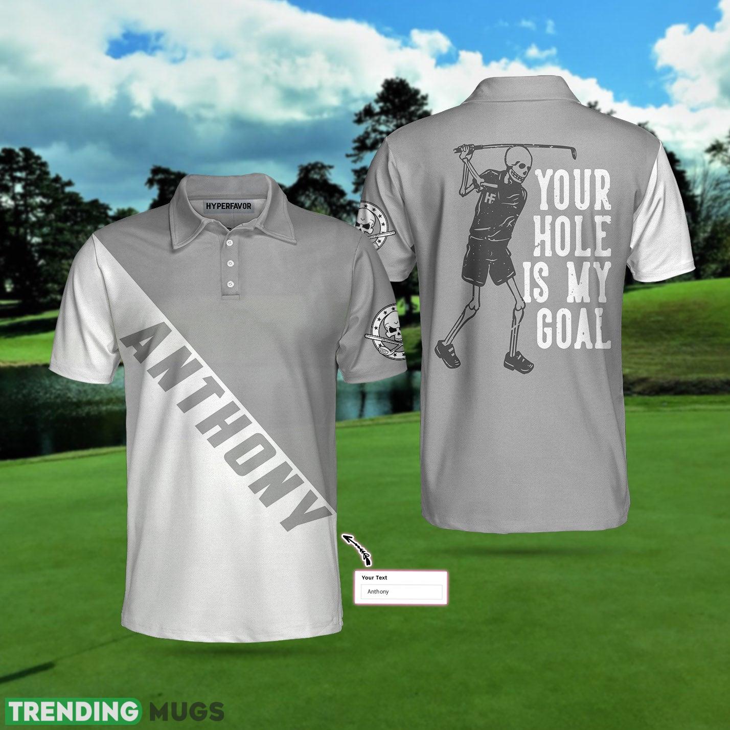 Custom Name Skull Golfer Your Hole Is My Goal, Skull Polo Golf Shirts For Male Players With Sayings Polo Shirt - Skull Golfer Your Hole Is My Goal Custom Polo Shirt, Skull Polo Golf Shirts For Male Players With Sayings_1 Custom Name Skull Golfer Your Hole Is My Goal, Skull Polo Golf Shirts For Male Players With Sayings Polo Shirt - Skull Golfer Your Hole Is My Goal Custom Polo Shirt, Skull Polo Golf Shirts For Male Players With Sayings_1
