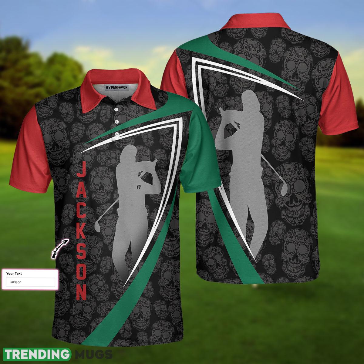 Custom Name Sugar Skull Golf, Skull Pattern Golf Shirt, Cool Golf Shirt Design Polo Shirt - Sugar Skull Golf Custom Polo Shirt, Customized Skull Pattern Golf Shirt, Cool Golf Shirt Design_1 Custom Name Sugar Skull Golf, Skull Pattern Golf Shirt, Cool Golf Shirt Design Polo Shirt - Sugar Skull Golf Custom Polo Shirt, Customized Skull Pattern Golf Shirt, Cool Golf Shirt Design_1
