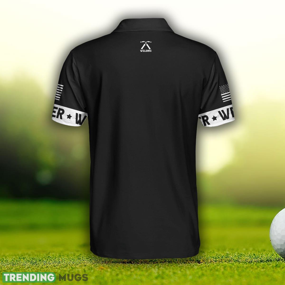 Custom Name Welder The Man The Myth The Legend, Black And White American Flag Welder Shirt Polo Shirt Polo Shirt Custom Name Welder The Man The Myth The Legend, Black And White American Flag Welder Shirt Polo Shirt Polo Shirt