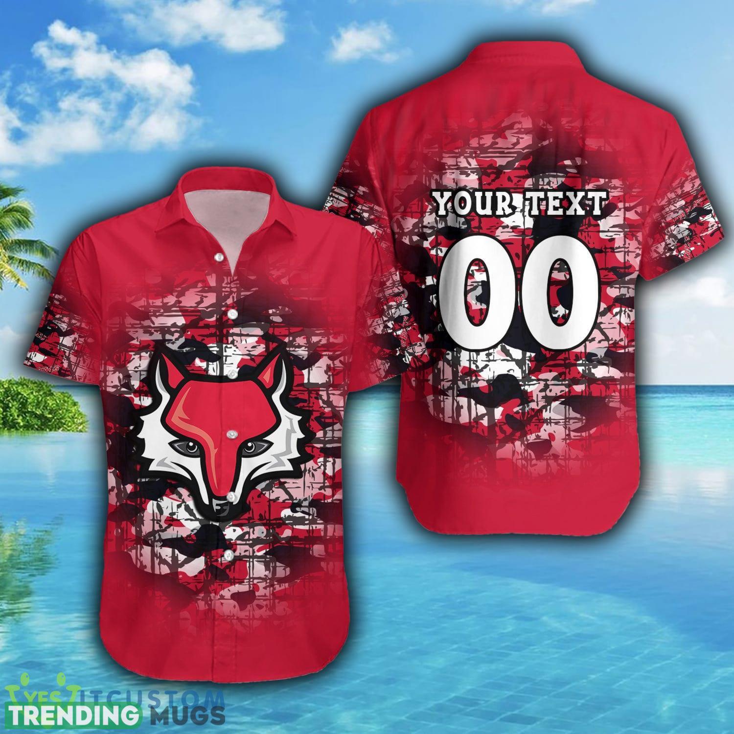Custom Number And Name Marist Red Foxes Hawaiian Shirt Camouflage Vintage NCAA Gift For Fans Hawaiian Shirt Custom Number And Name Marist Red Foxes Hawaiian Shirt Camouflage Vintage NCAA Gift For Fans Hawaiian Shirt