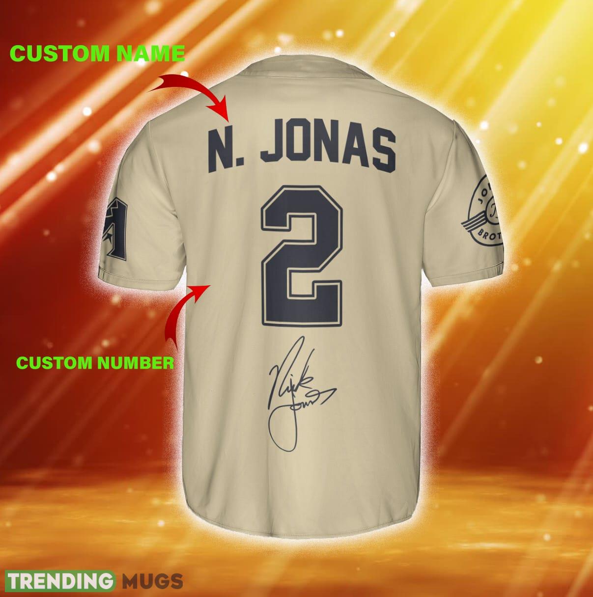 Custom Number And Name MLB Arizona Diamondbacks N. Jonas Style 5 Jersey Baseball Shirt Football Jersey Custom Number And Name MLB Arizona Diamondbacks N. Jonas Style 5 Jersey Baseball Shirt Football Jersey