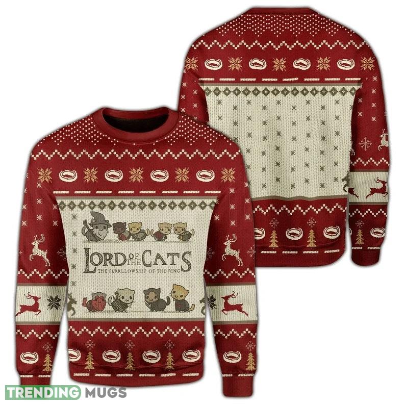 Cute Lord Of Cats Woolen Ugly Christmas Sweater Gift For Men Women - Cute Lord Of Cats Christmas Ugly Sweater Woolen Sweater Christmas Gift For Holiday LOR Cat Ugly Christmas Sweater_1 Cute Lord Of Cats Woolen Ugly Christmas Sweater Gift For Men Women - Cute Lord Of Cats Christmas Ugly Sweater Woolen Sweater Christmas Gift For Holiday LOR Cat Ugly Christmas Sweater_1