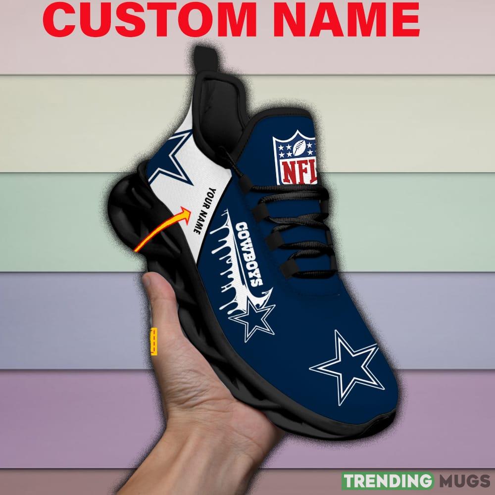 Dallas Cowboys Drip Logo NFL Max Soul Shoes Custom Name For Men And Women Running Sneakers Max Soul Dallas Cowboys Drip Logo NFL Max Soul Shoes Custom Name For Men And Women Running Sneakers Max Soul