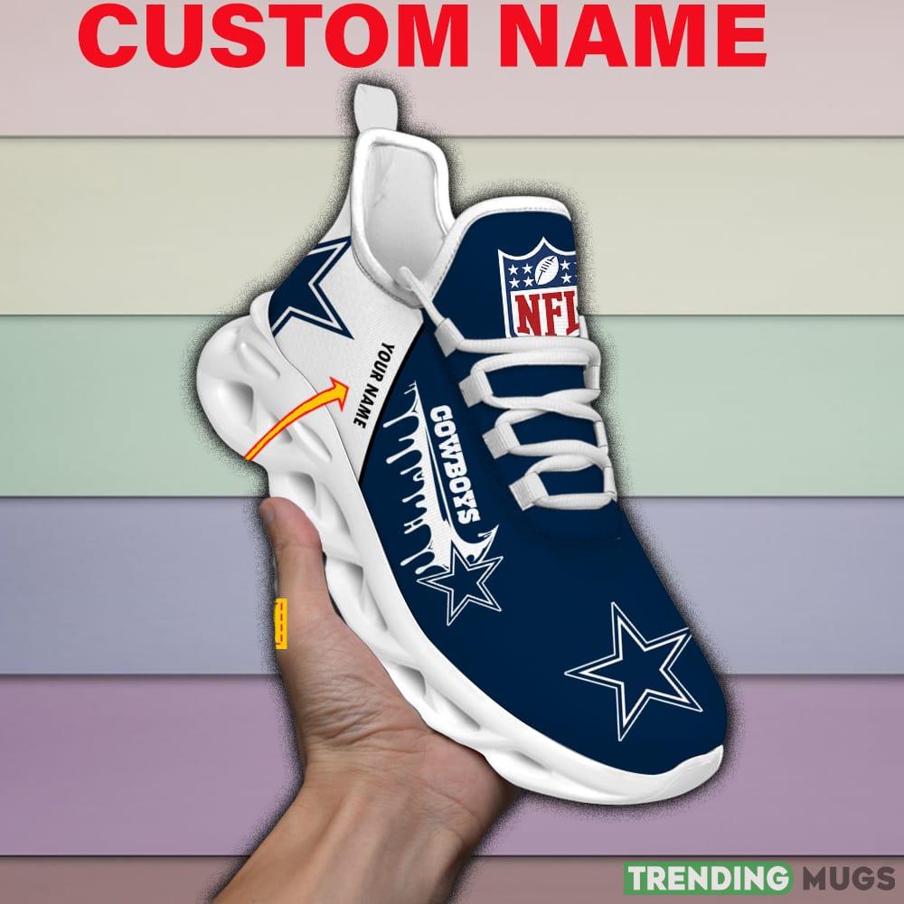Dallas Cowboys Drip Logo NFL Max Soul Shoes Custom Name For Men And Women Running Sneakers - Dallas Cowboys-Drip Logo NFL Personalized Max Soul Shoes_1 Dallas Cowboys Drip Logo NFL Max Soul Shoes Custom Name For Men And Women Running Sneakers - Dallas Cowboys-Drip Logo NFL Personalized Max Soul Shoes_1