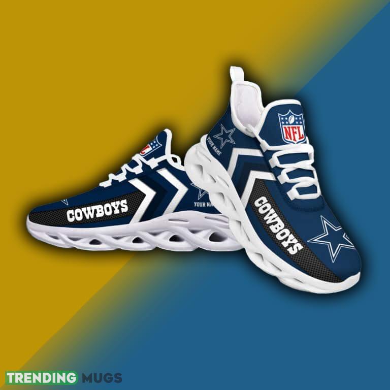 Dallas Cowboys NFL Logo New Style Max Soul Shoes Custom Name Gift Max Soul Dallas Cowboys NFL Logo New Style Max Soul Shoes Custom Name Gift Max Soul