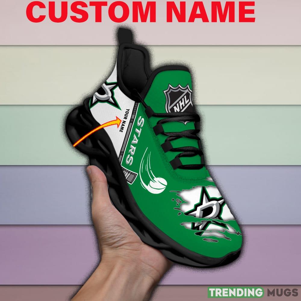 Dallas Stars NHL Max Soul Shoes Custom Name For Men And Women Running Sneakers - Dallas Stars-Personalized NHL Max Soul Shoes v2_1 Dallas Stars NHL Max Soul Shoes Custom Name For Men And Women Running Sneakers - Dallas Stars-Personalized NHL Max Soul Shoes v2_1