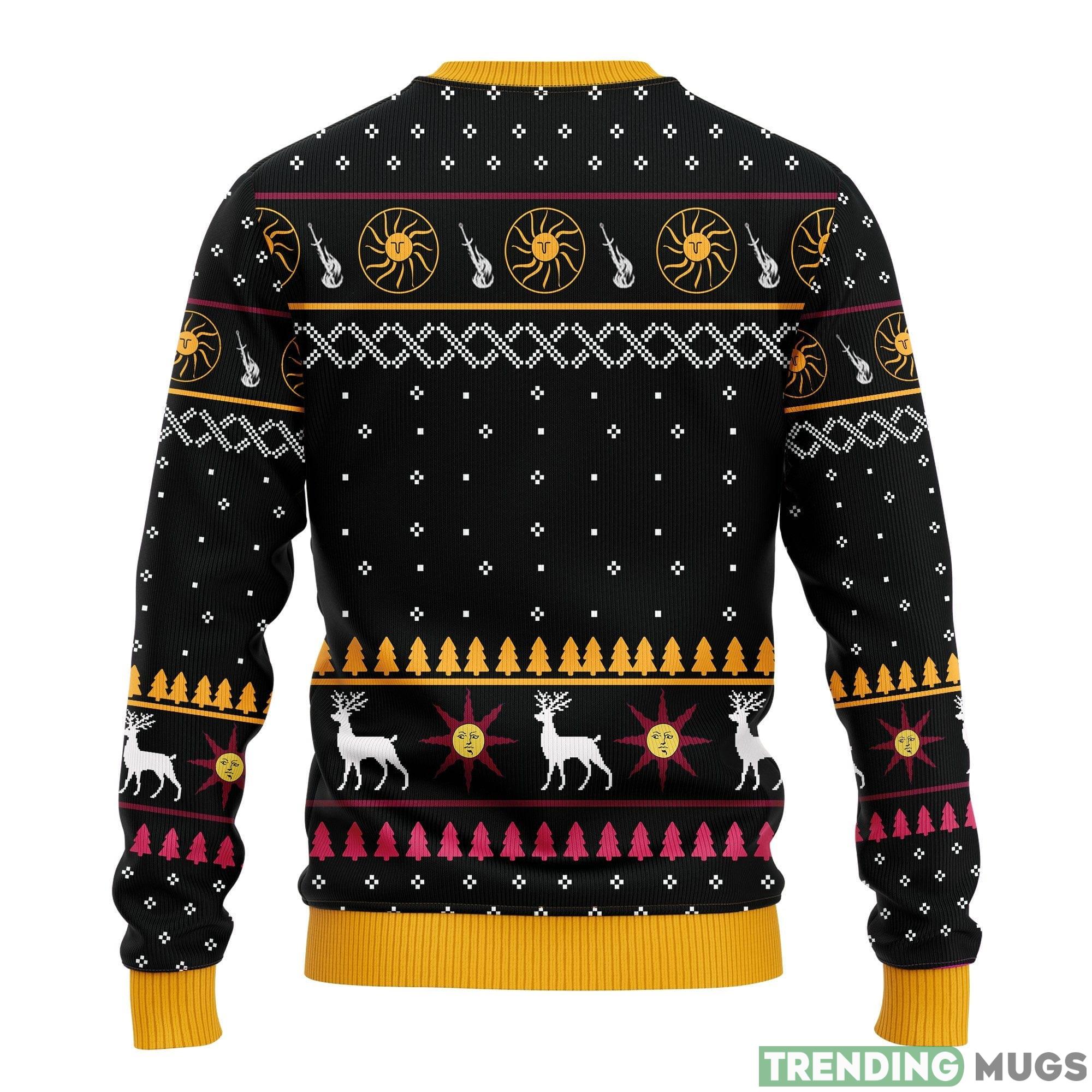 Dark Souls Thanksgiving Women Mens Ugly Christmas Sweater 3D Sweater Dark Souls Thanksgiving Women Mens Ugly Christmas Sweater 3D Sweater