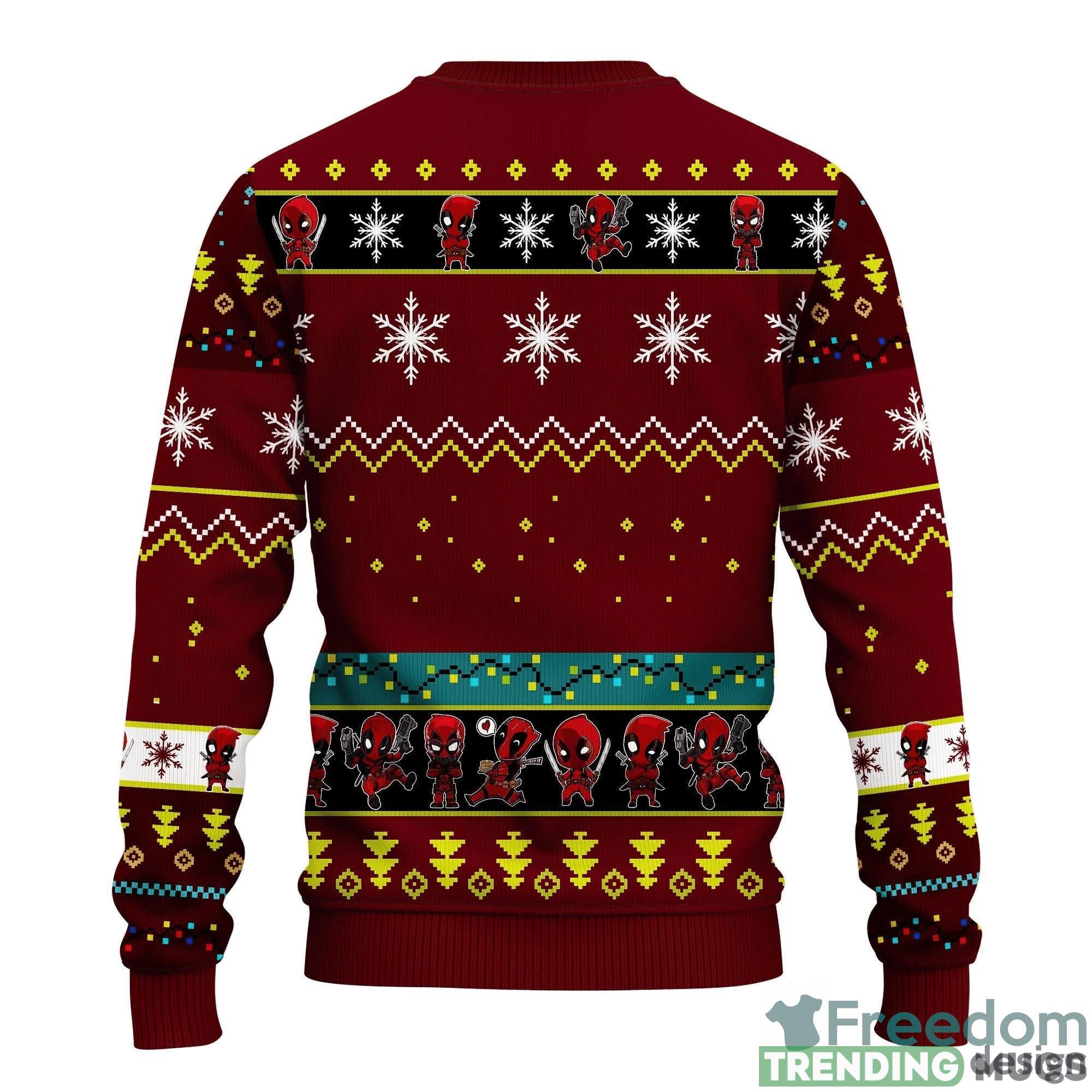 Deadpool Red 1 Thanksgiving Women Mens Ugly Christmas Sweater 3D Sweater Deadpool Red 1 Thanksgiving Women Mens Ugly Christmas Sweater 3D Sweater