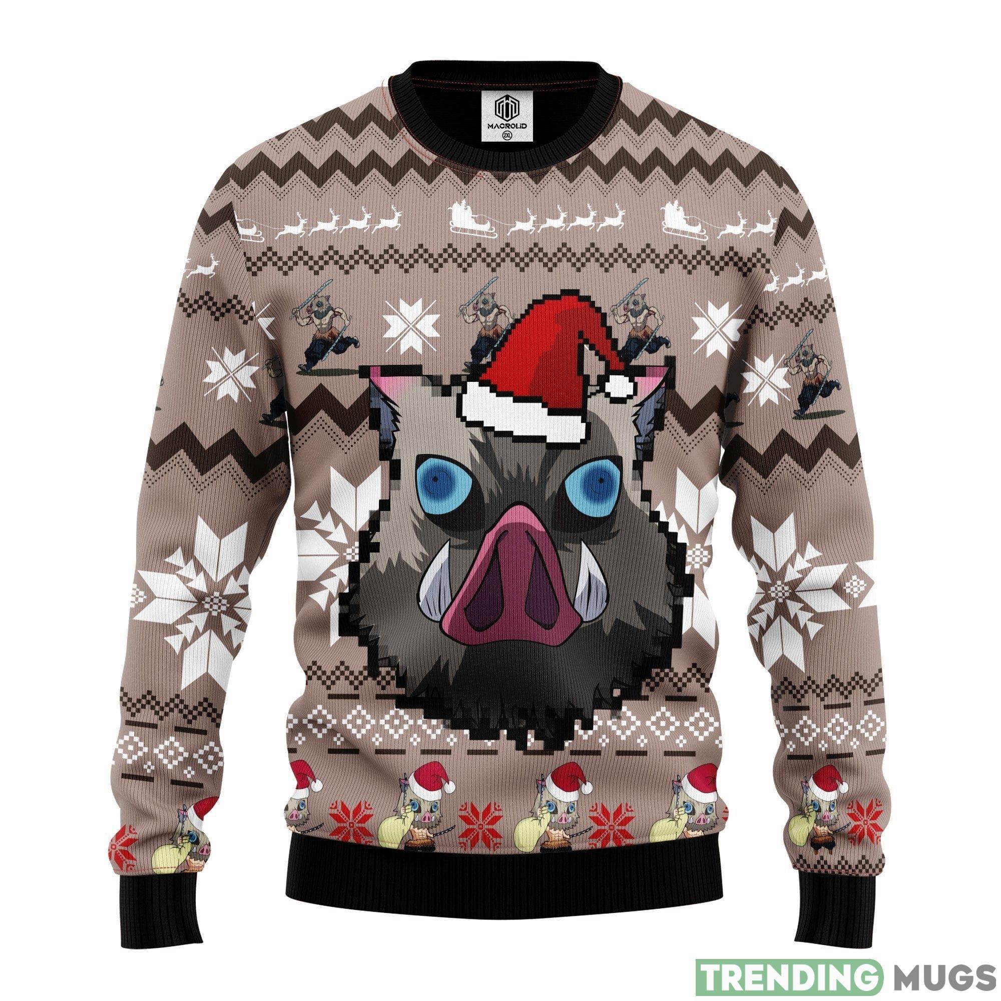 Demon Slayer Kimetsu No Yaiba Hashibira Inosuke Thanksgiving Women Mens Ugly Christmas Sweater - Demon Slayer Kimetsu No Yaiba Hashibira Inosuke Ugly Christmas Sweater Amazing Gift Idea Thanksgiving Gift_1 Demon Slayer Kimetsu No Yaiba Hashibira Inosuke Thanksgiving Women Mens Ugly Christmas Sweater - Demon Slayer Kimetsu No Yaiba Hashibira Inosuke Ugly Christmas Sweater Amazing Gift Idea Thanksgiving Gift_1