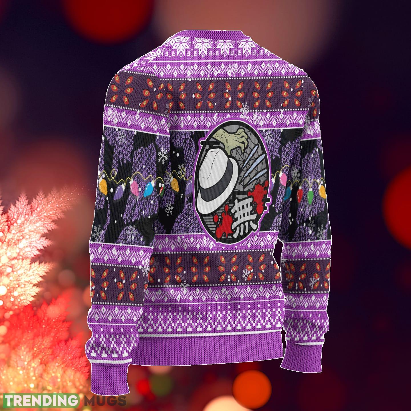 Demon Slayer Kokushibo Anime Xmas Ideas Ugly Christmas Sweater Gift Thanksgiving 3D Sweater Demon Slayer Kokushibo Anime Xmas Ideas Ugly Christmas Sweater Gift Thanksgiving 3D Sweater