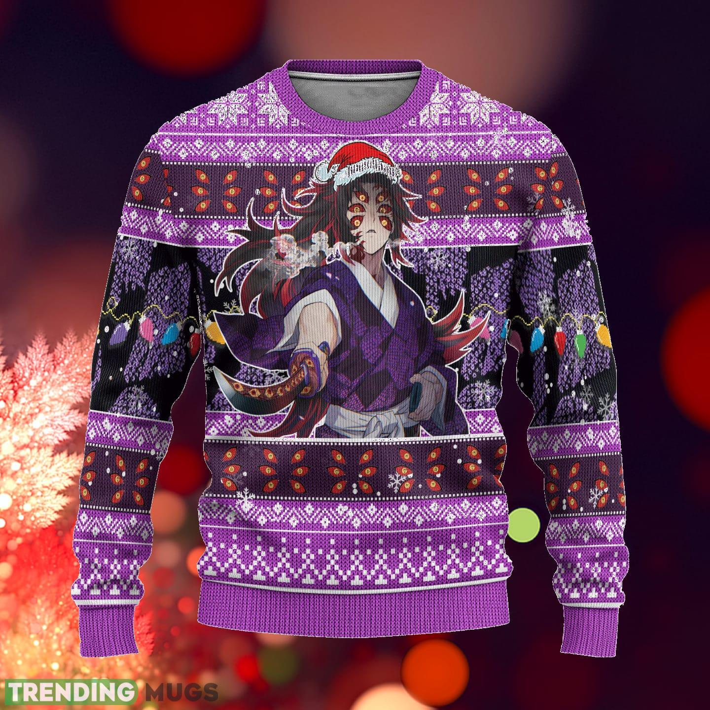 Demon Slayer Kokushibo Anime Xmas Ideas Ugly Christmas Sweater Gift Thanksgiving - Demon Slayer Kokushibo Anime Xmas Ideas Ugly Christmas Sweater Gift Thanksgiving_1 Demon Slayer Kokushibo Anime Xmas Ideas Ugly Christmas Sweater Gift Thanksgiving - Demon Slayer Kokushibo Anime Xmas Ideas Ugly Christmas Sweater Gift Thanksgiving_1