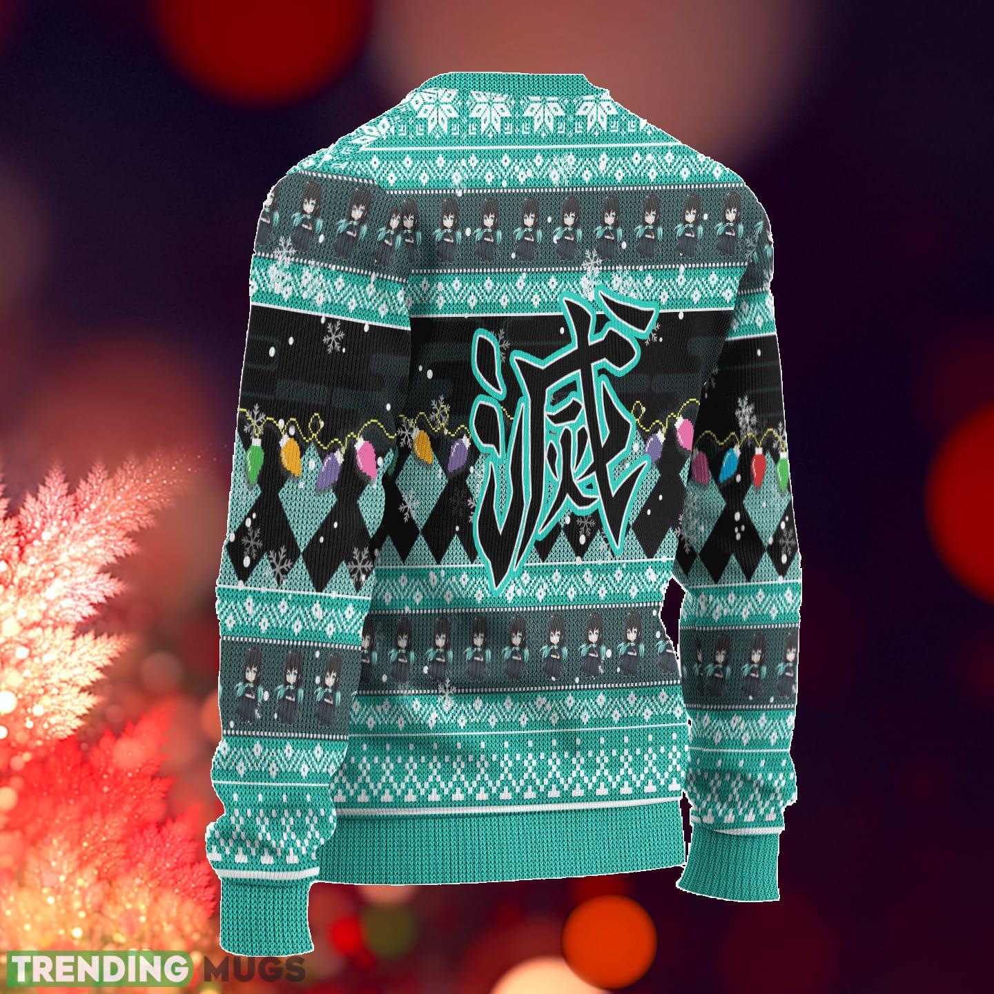 Demon Slayer Muichiro Tokito Anime Xmas Ideas Ugly Christmas Sweater Gift Thanksgiving 3D Sweater Demon Slayer Muichiro Tokito Anime Xmas Ideas Ugly Christmas Sweater Gift Thanksgiving 3D Sweater