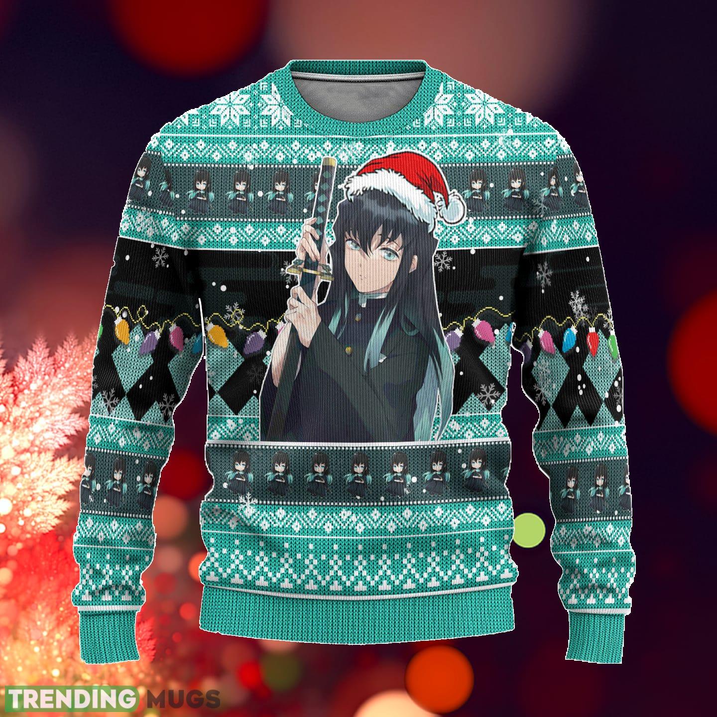 Demon Slayer Muichiro Tokito Anime Xmas Ideas Ugly Christmas Sweater Gift Thanksgiving - Demon Slayer Muichiro Tokito Anime Xmas Ideas Ugly Christmas Sweater Gift Thanksgiving_1 Demon Slayer Muichiro Tokito Anime Xmas Ideas Ugly Christmas Sweater Gift Thanksgiving - Demon Slayer Muichiro Tokito Anime Xmas Ideas Ugly Christmas Sweater Gift Thanksgiving_1