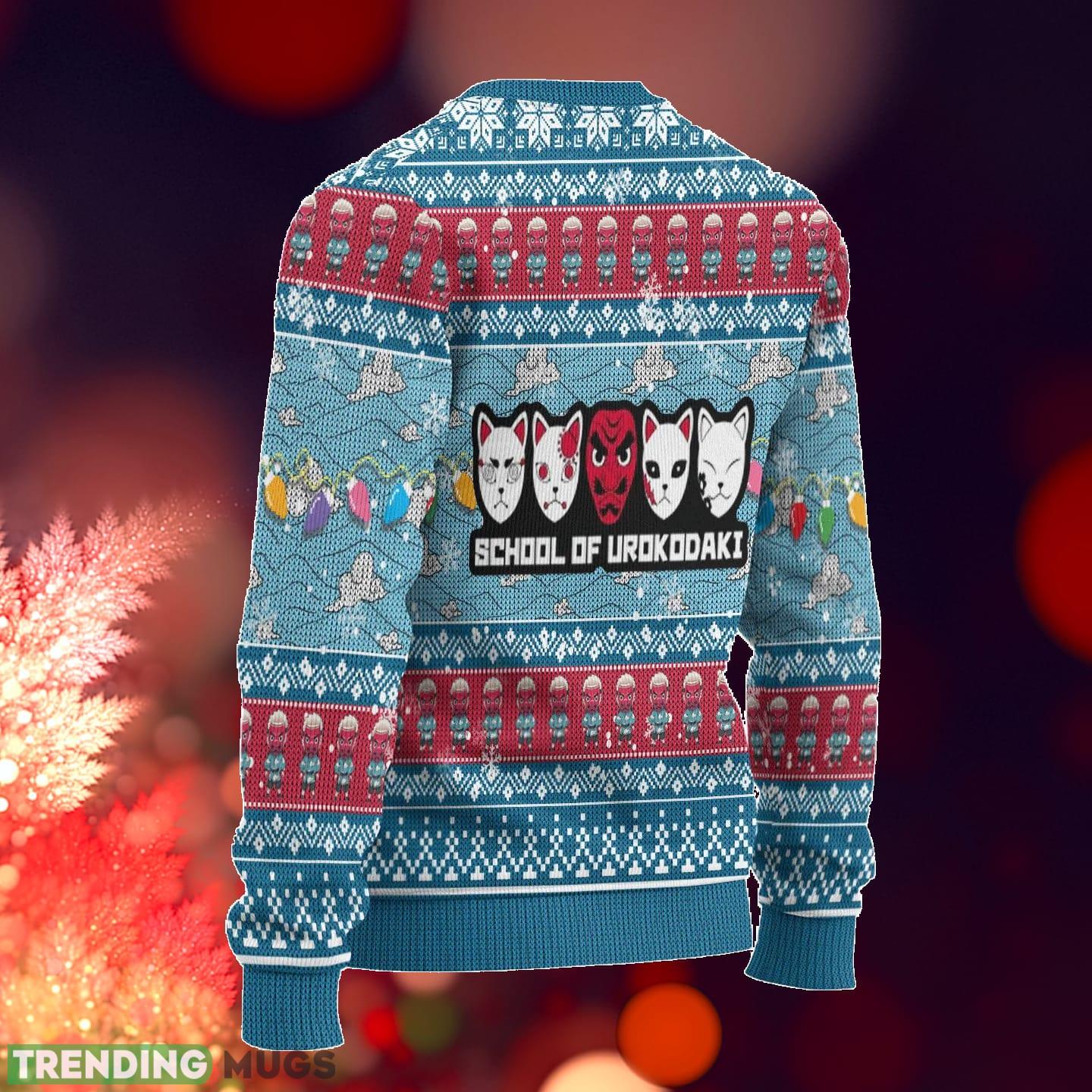 Demon Slayer Sakonji Urokodaki Anime Xmas Ideas Ugly Christmas Sweater Gift Thanksgiving 3D Sweater Demon Slayer Sakonji Urokodaki Anime Xmas Ideas Ugly Christmas Sweater Gift Thanksgiving 3D Sweater