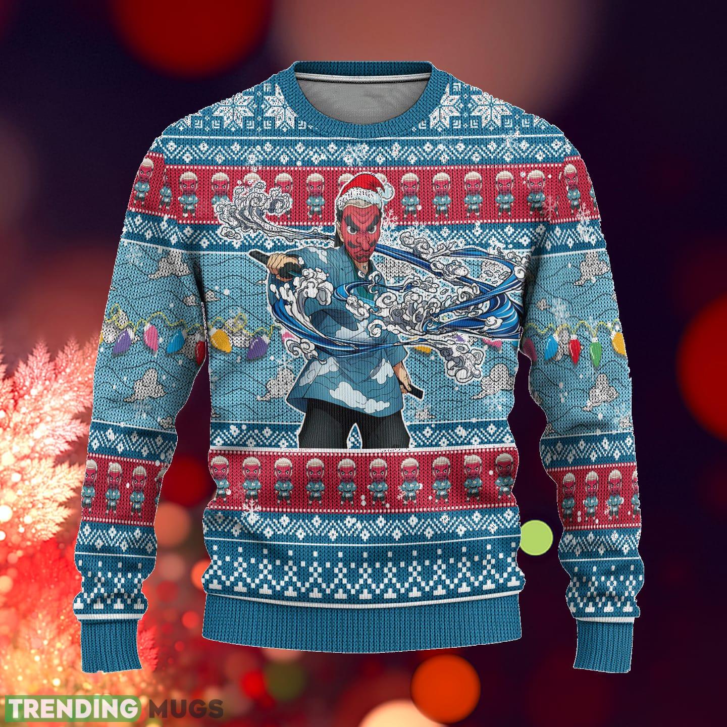 Demon Slayer Sakonji Urokodaki Anime Xmas Ideas Ugly Christmas Sweater Gift Thanksgiving - Demon Slayer Sakonji Urokodaki Anime Xmas Ideas Ugly Christmas Sweater Gift Thanksgiving_1 Demon Slayer Sakonji Urokodaki Anime Xmas Ideas Ugly Christmas Sweater Gift Thanksgiving - Demon Slayer Sakonji Urokodaki Anime Xmas Ideas Ugly Christmas Sweater Gift Thanksgiving_1