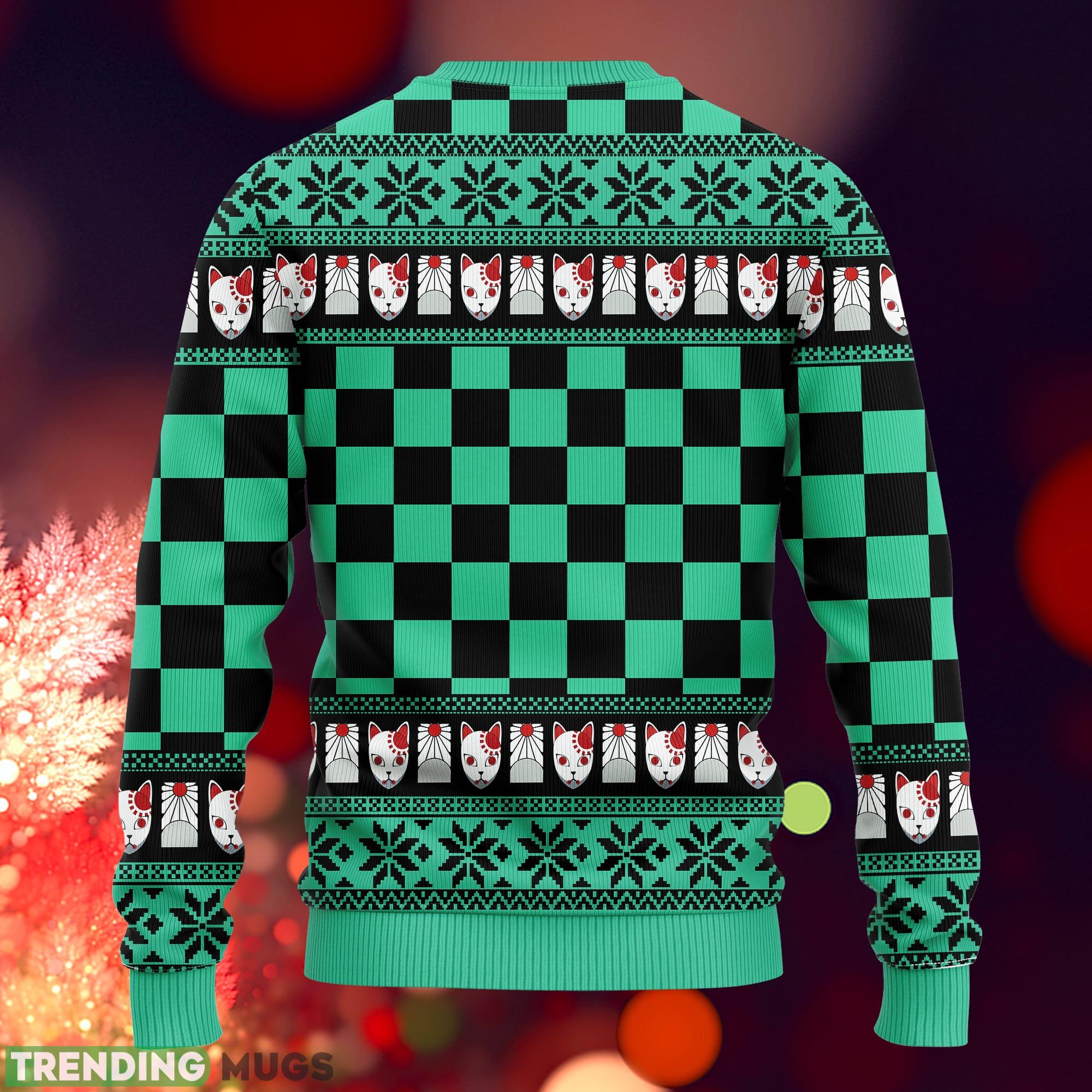 Demon Slayer Tanjro Anime Xmas Ideas Ugly Christmas Sweater Gift Thanksgiving 3D Sweater Demon Slayer Tanjro Anime Xmas Ideas Ugly Christmas Sweater Gift Thanksgiving 3D Sweater
