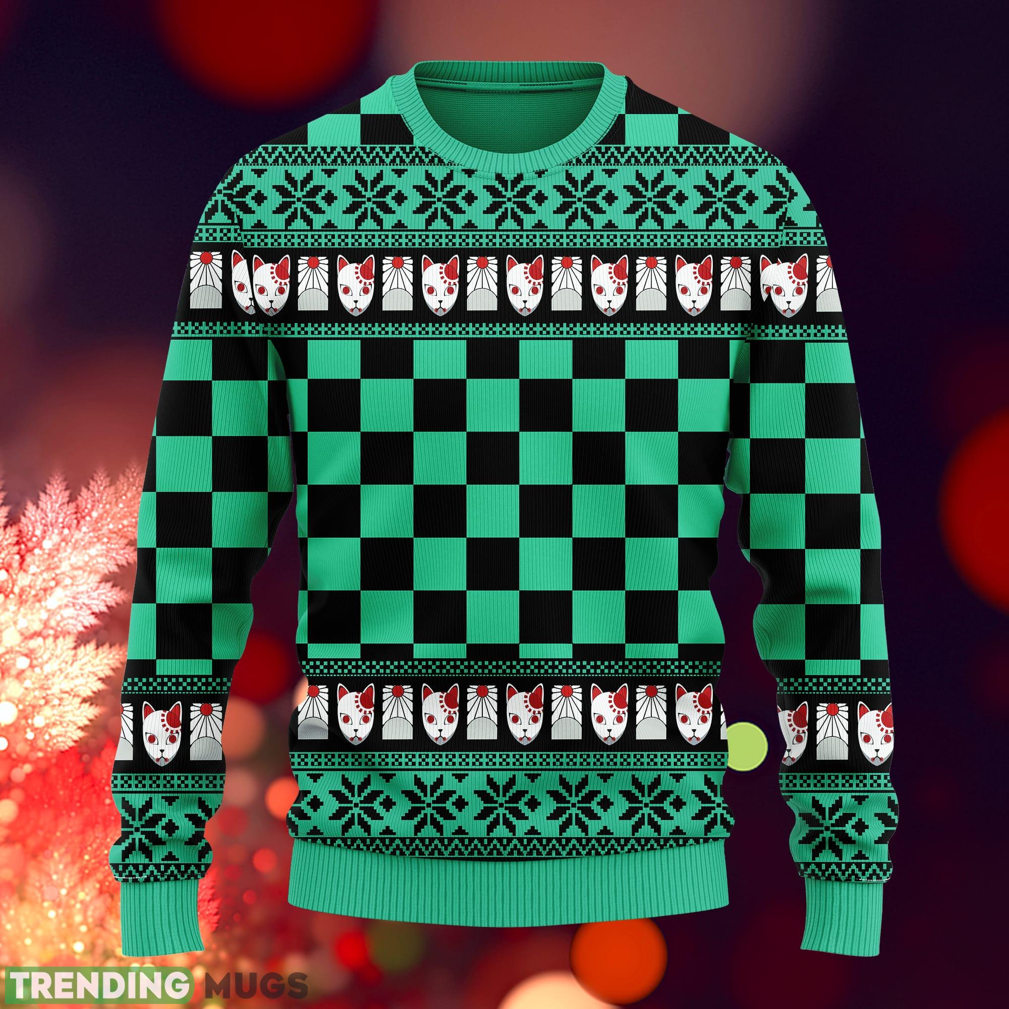Demon Slayer Tanjro Anime Xmas Ideas Ugly Christmas Sweater Gift Thanksgiving - Demon Slayer Tanjro Anime Xmas Ideas Ugly Christmas Sweater Gift Thanksgiving_1 Demon Slayer Tanjro Anime Xmas Ideas Ugly Christmas Sweater Gift Thanksgiving - Demon Slayer Tanjro Anime Xmas Ideas Ugly Christmas Sweater Gift Thanksgiving_1