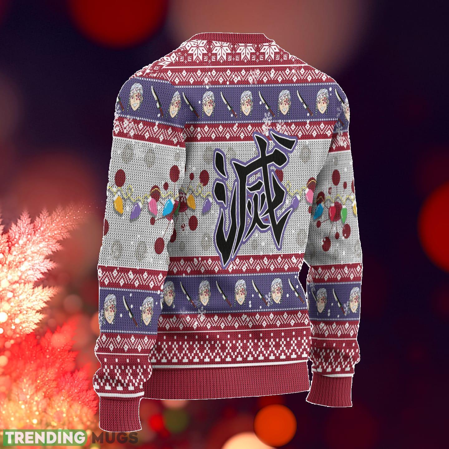 Demon Slayer Tengen Uzui Anime Xmas Ideas Ugly Christmas Sweater Gift Thanksgiving 3D Sweater Demon Slayer Tengen Uzui Anime Xmas Ideas Ugly Christmas Sweater Gift Thanksgiving 3D Sweater