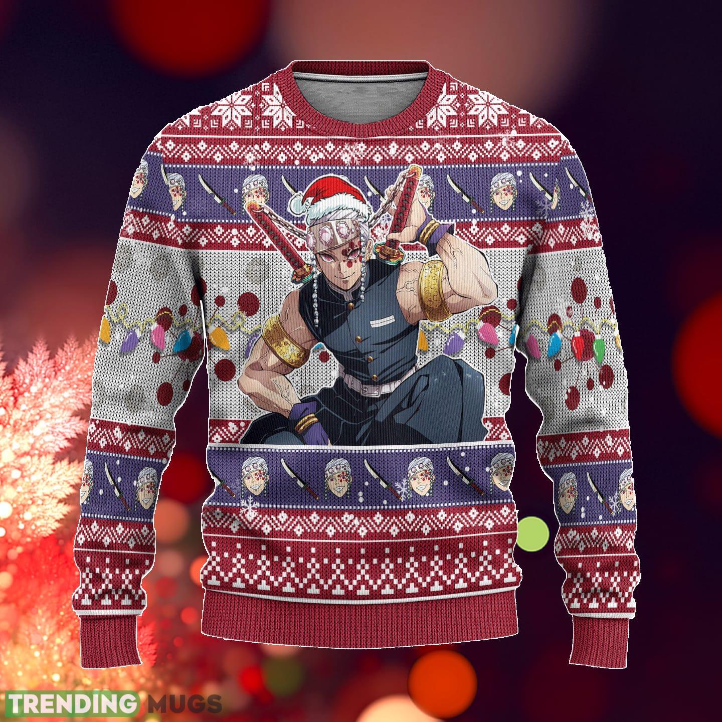 Demon Slayer Tengen Uzui Anime Xmas Ideas Ugly Christmas Sweater Gift Thanksgiving - Demon Slayer Tengen Uzui Anime Xmas Ideas Ugly Christmas Sweater Gift Thanksgiving_1 Demon Slayer Tengen Uzui Anime Xmas Ideas Ugly Christmas Sweater Gift Thanksgiving - Demon Slayer Tengen Uzui Anime Xmas Ideas Ugly Christmas Sweater Gift Thanksgiving_1