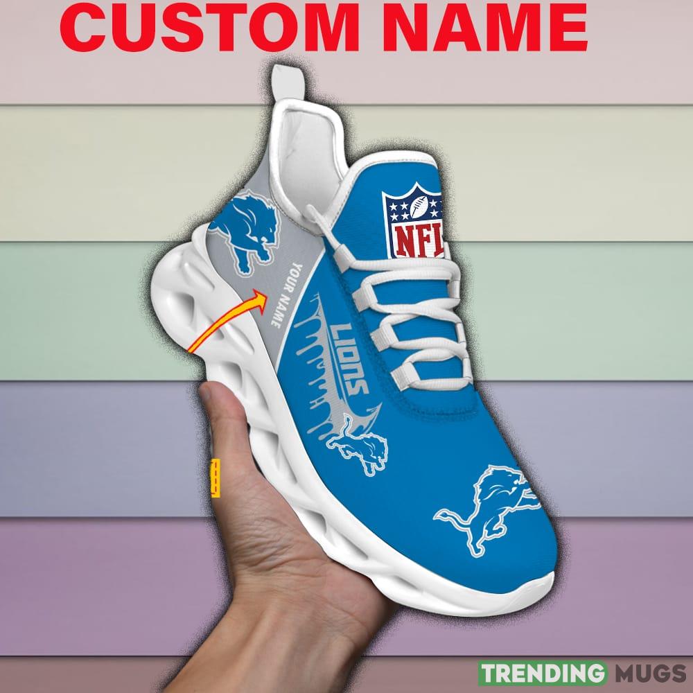 Detroit Lions Drip Logo NFL Max Soul Shoes Custom Name For Men And Women Running Sneakers - Detroit Lions-Drip Logo NFL Personalized Max Soul Shoes_1 Detroit Lions Drip Logo NFL Max Soul Shoes Custom Name For Men And Women Running Sneakers - Detroit Lions-Drip Logo NFL Personalized Max Soul Shoes_1