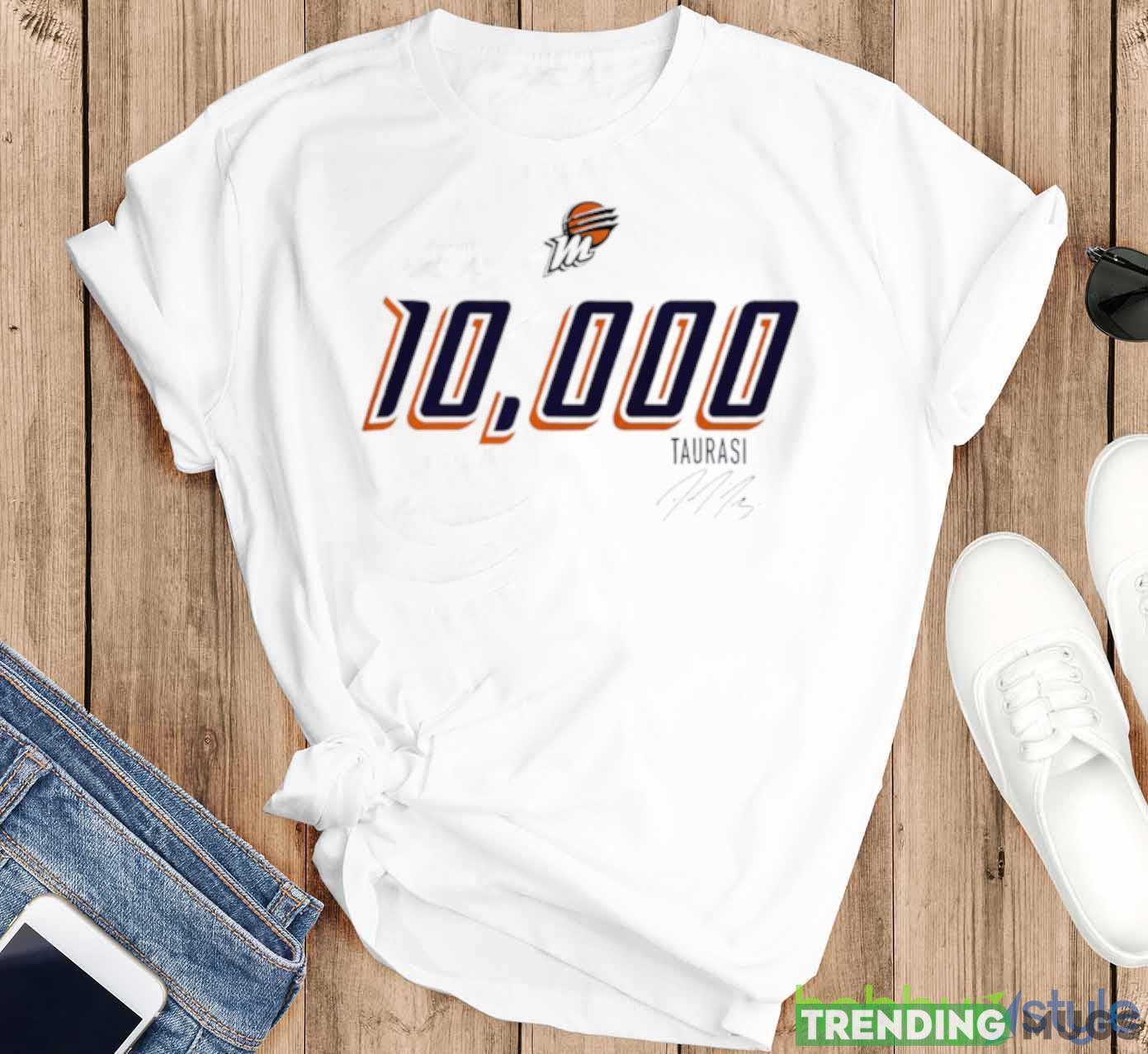 Diana Taurasi Phoenix Mercury Stadium 10,000 Career Points signature shirt Light Shirt Diana Taurasi Phoenix Mercury Stadium 10,000 Career Points signature shirt Light Shirt