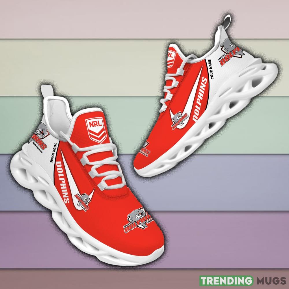Dolphins NRL MAX SOUL SHOES Custom Name For Men And Women Running Sneakers Max Soul Dolphins NRL MAX SOUL SHOES Custom Name For Men And Women Running Sneakers Max Soul