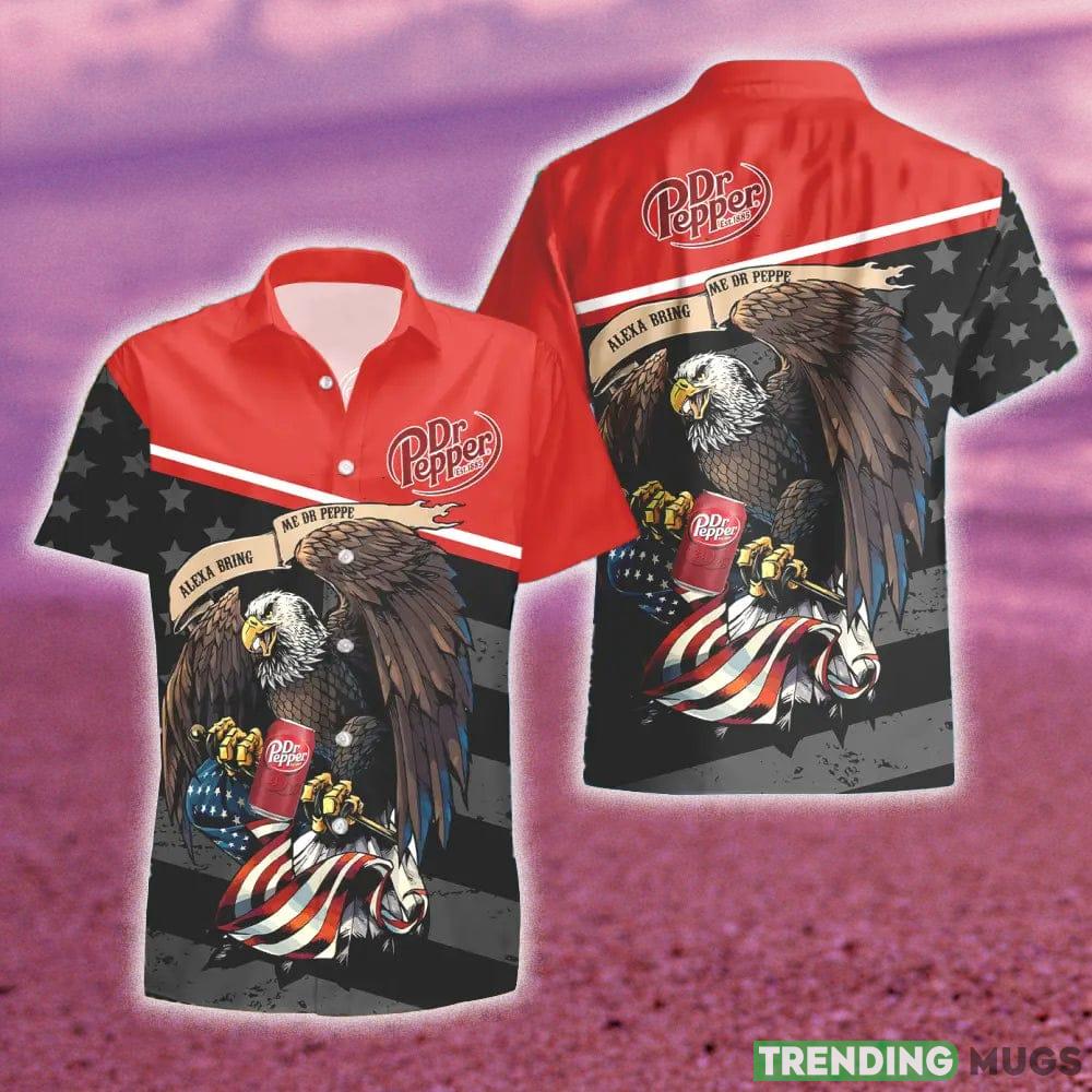 Dr Pepper Eagle American Flag Gift Hawaiian Set Shirt And Short Summer Beach - Dr Pepper Eagle American Flag Hawaiian Shirt And Short_1 Dr Pepper Eagle American Flag Gift Hawaiian Set Shirt And Short Summer Beach - Dr Pepper Eagle American Flag Hawaiian Shirt And Short_1