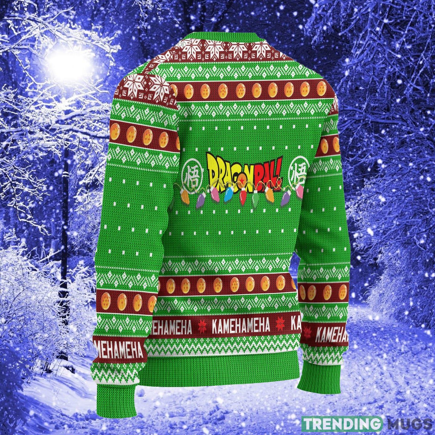 Dragon Ball Anime Characters Xmas Women Mens Ugly Christmas Sweater 3D Sweater Dragon Ball Anime Characters Xmas Women Mens Ugly Christmas Sweater 3D Sweater