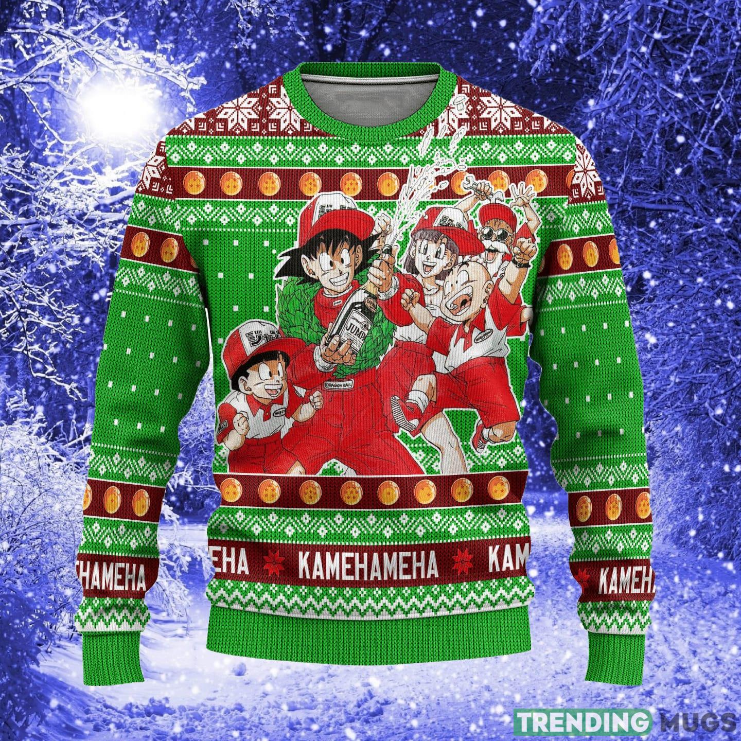 Dragon Ball Anime Characters Xmas Women Mens Ugly Christmas Sweater - Dragon Ball Anime Ugly Christmas Sweater Characters Xmas Gift_1 Dragon Ball Anime Characters Xmas Women Mens Ugly Christmas Sweater - Dragon Ball Anime Ugly Christmas Sweater Characters Xmas Gift_1
