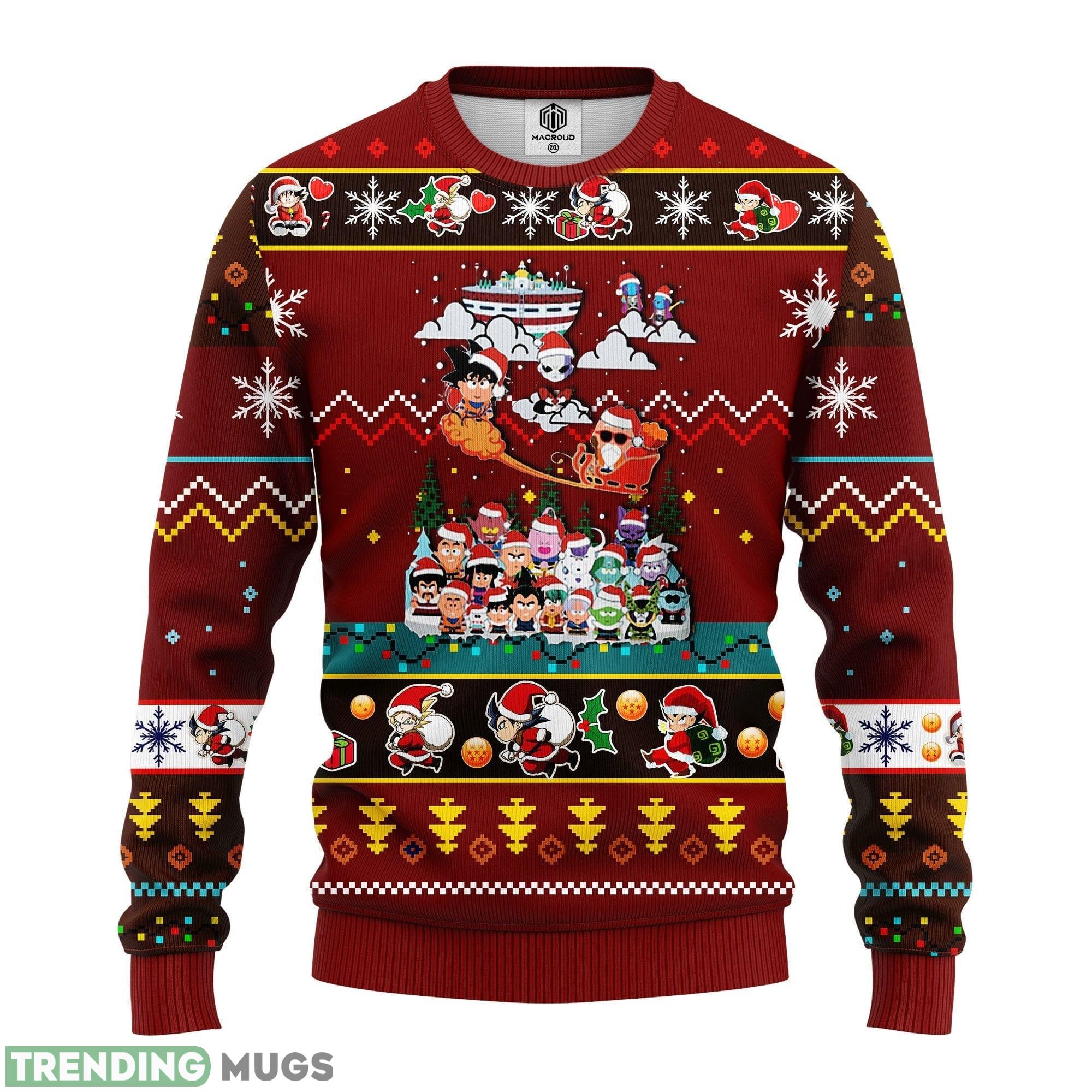 Dragon Ball Anime Red Brown Funny Ideas Ugly Christmas Sweater Gift Thanksgiving - Dragon Ball Anime Red Brown 1 Ideas Ugly Christmas Sweater Gift Thanksgiving_1 Dragon Ball Anime Red Brown Funny Ideas Ugly Christmas Sweater Gift Thanksgiving - Dragon Ball Anime Red Brown 1 Ideas Ugly Christmas Sweater Gift Thanksgiving_1