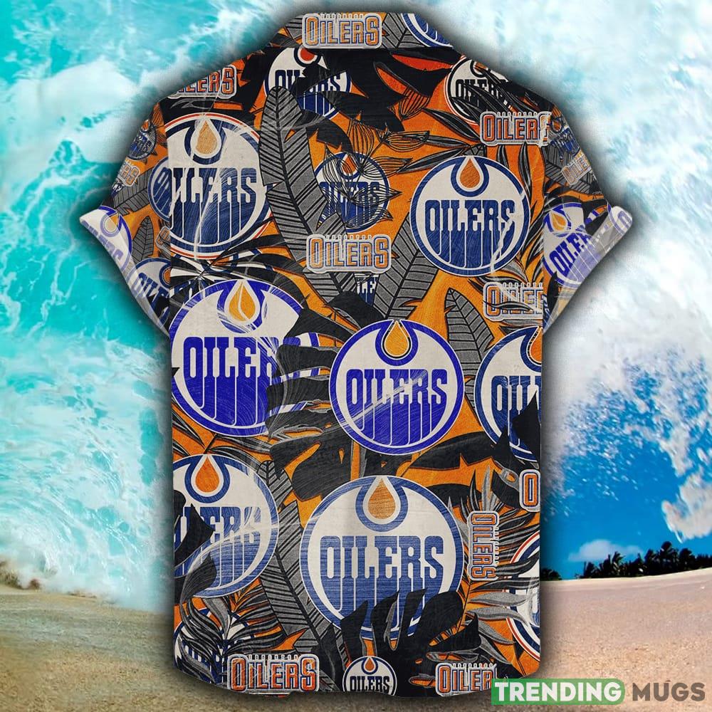 Edmonton Oilers Hawaiian Retro Logo NHLTropical Beach Men And Women Gift For Fans Hawaiian Shirt Edmonton Oilers Hawaiian Retro Logo NHLTropical Beach Men And Women Gift For Fans Hawaiian Shirt