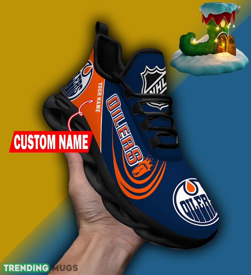 Edmonton Oilers NHL Logo Chunky Sneakers New Personalized Name Max Soul Shoes Max Soul Edmonton Oilers NHL Logo Chunky Sneakers New Personalized Name Max Soul Shoes Max Soul