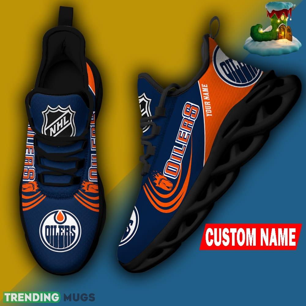 Edmonton Oilers NHL Logo Chunky Sneakers New Personalized Name Max Soul Shoes Max Soul Edmonton Oilers NHL Logo Chunky Sneakers New Personalized Name Max Soul Shoes Max Soul