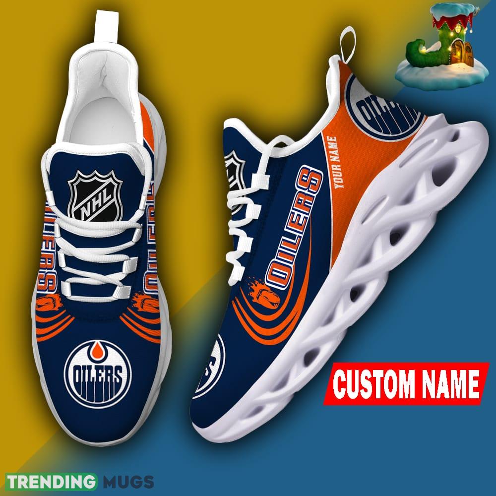 Edmonton Oilers NHL Logo Chunky Sneakers New Personalized Name Max Soul Shoes Max Soul Edmonton Oilers NHL Logo Chunky Sneakers New Personalized Name Max Soul Shoes Max Soul