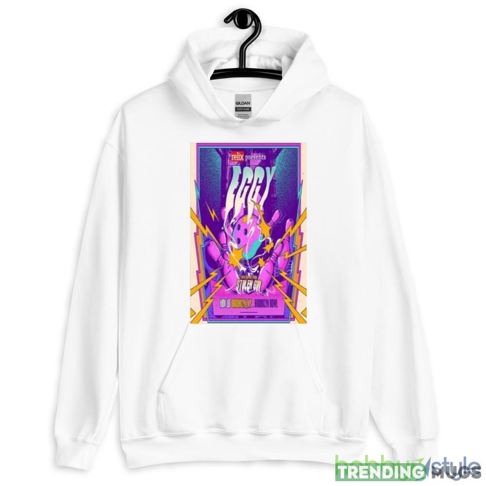 Eggy Events Brooklyn Bowl Brooklyn NY November 18 2023 Shirt - 18500 Unisex Heavy Blend Hooded Sweatshirt-1 Eggy Events Brooklyn Bowl Brooklyn NY November 18 2023 Shirt - 18500 Unisex Heavy Blend Hooded Sweatshirt-1