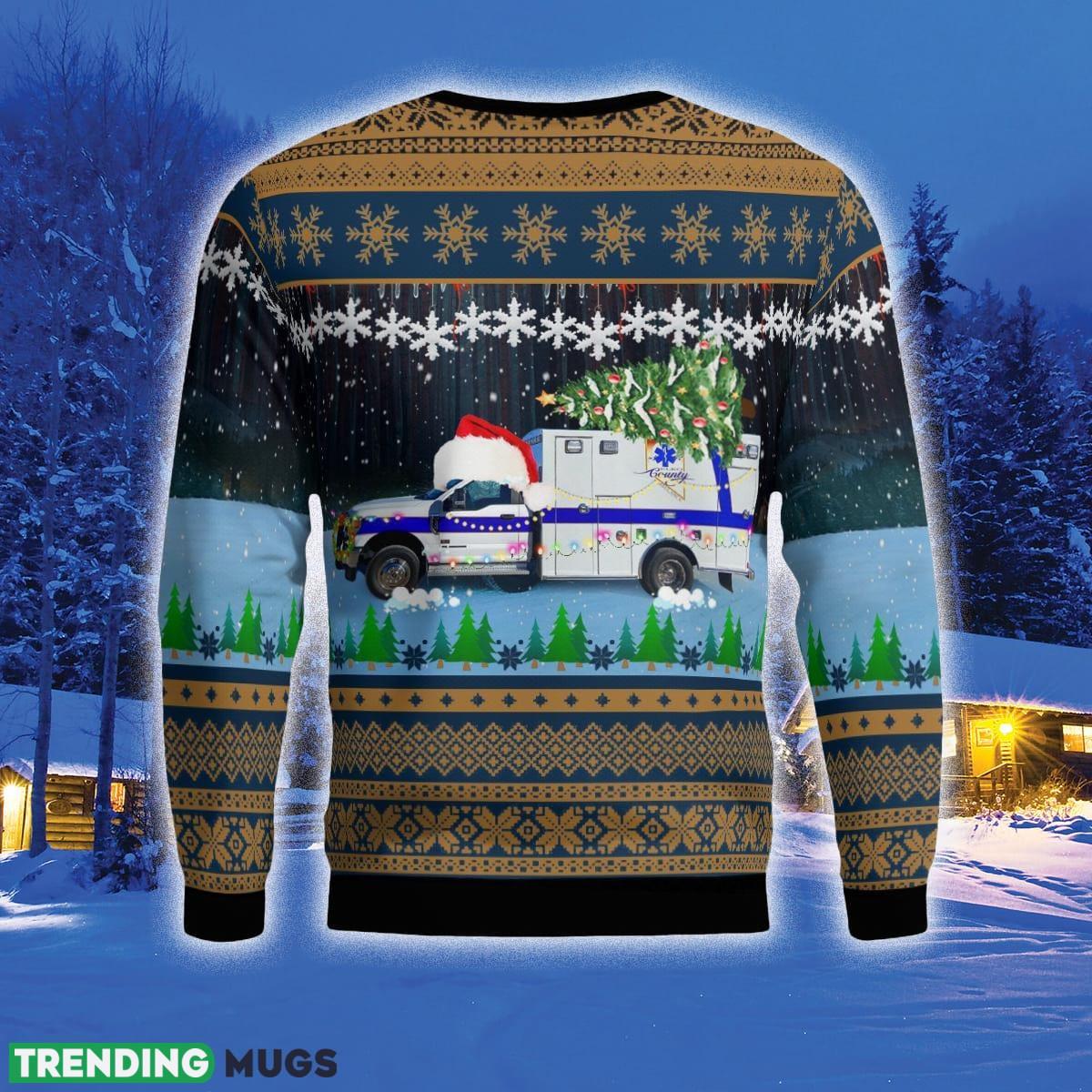 Elko County Ambulance Service Elko Nevada Christmas ulgy Sweater Gift For Men And Women 3D Sweater Elko County Ambulance Service Elko Nevada Christmas ulgy Sweater Gift For Men And Women 3D Sweater