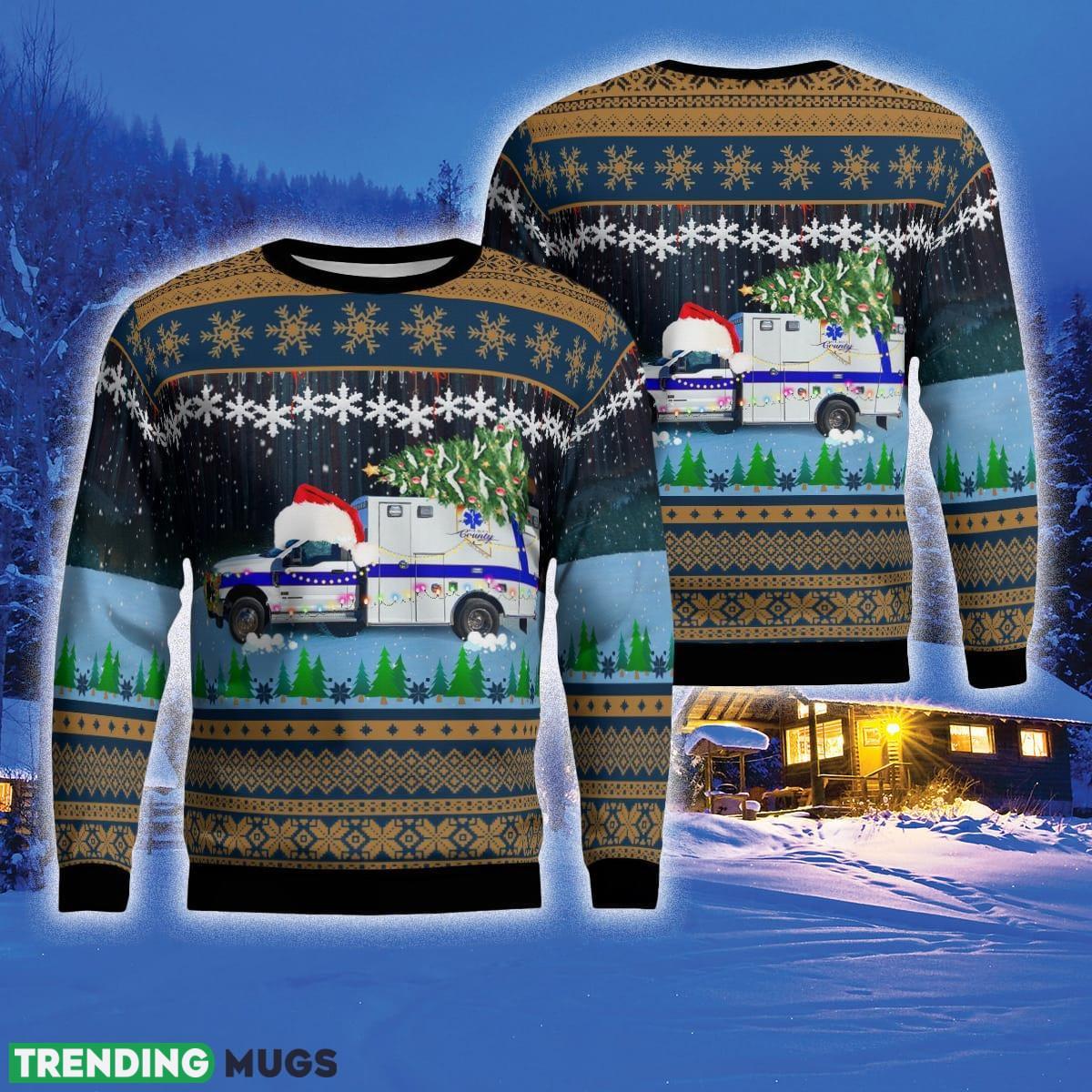 Elko County Ambulance Service Elko Nevada Christmas ulgy Sweater Gift For Men And Women - Elko County Ambulance Service, Elko, Nevada Christmas ulgy Sweater_1 Elko County Ambulance Service Elko Nevada Christmas ulgy Sweater Gift For Men And Women - Elko County Ambulance Service, Elko, Nevada Christmas ulgy Sweater_1