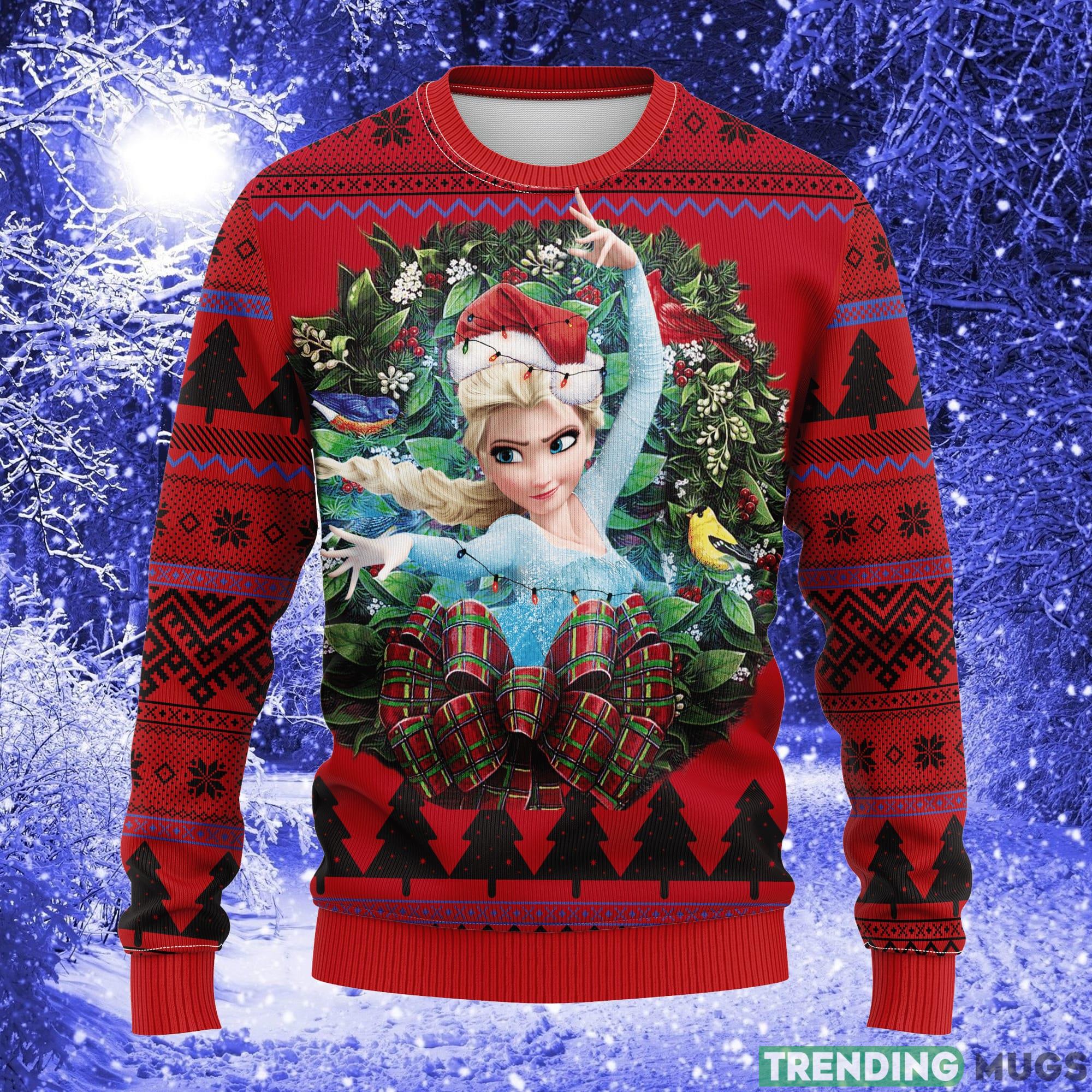 Elsa From Frozen Noel Mc Thanksgiving Women Mens Ugly Christmas Sweater - Elsa From Frozen Noel Mc Ugly Christmas Sweater Thanksgiving Gift_1 Elsa From Frozen Noel Mc Thanksgiving Women Mens Ugly Christmas Sweater - Elsa From Frozen Noel Mc Ugly Christmas Sweater Thanksgiving Gift_1