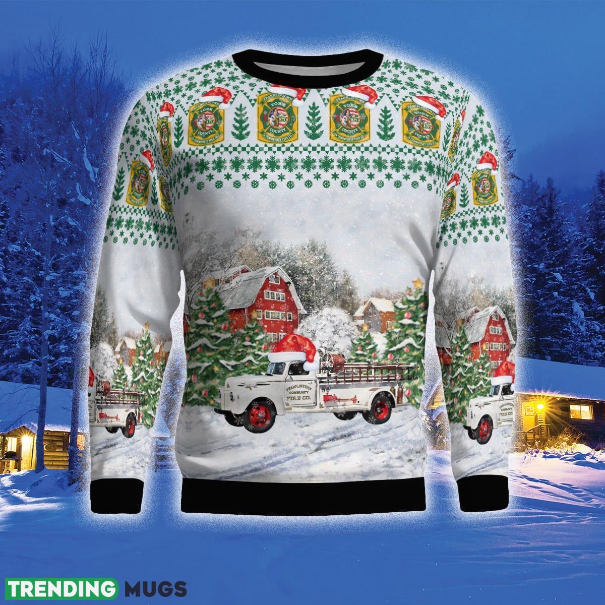 Franklintown York County Pennsylvania Franklintown Community Fire Co 3D Sweater For Men And Women Gift For Christmas 3D Sweater Franklintown York County Pennsylvania Franklintown Community Fire Co 3D Sweater For Men And Women Gift For Christmas 3D Sweater