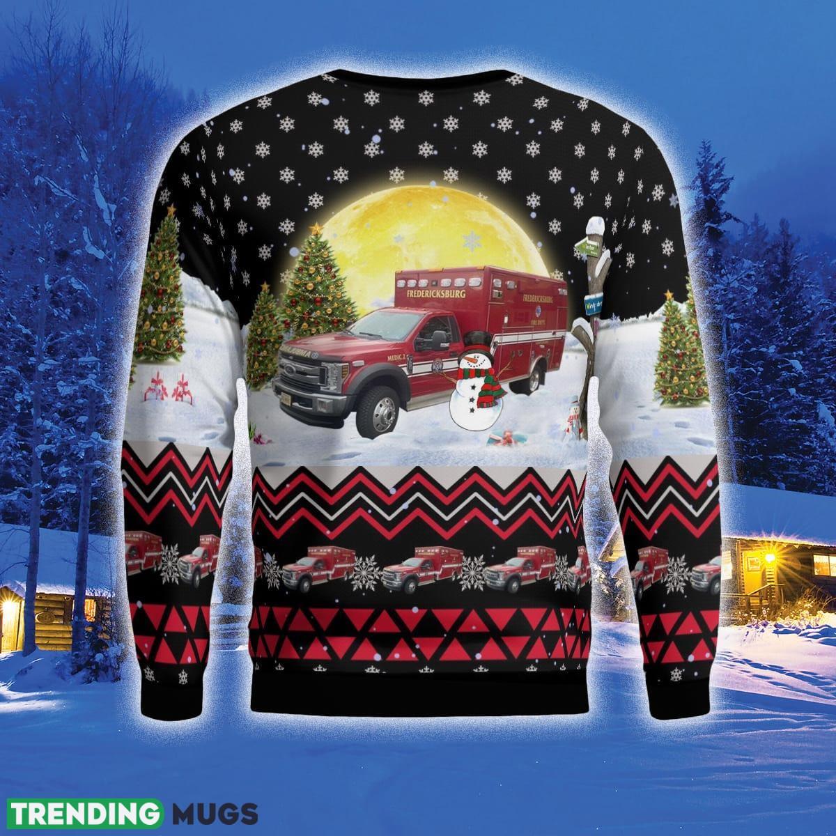 Fredericksburg Fire Department Medic 2 3D Sweater For Men And Women Gift For Christmas 3D Sweater Fredericksburg Fire Department Medic 2 3D Sweater For Men And Women Gift For Christmas 3D Sweater