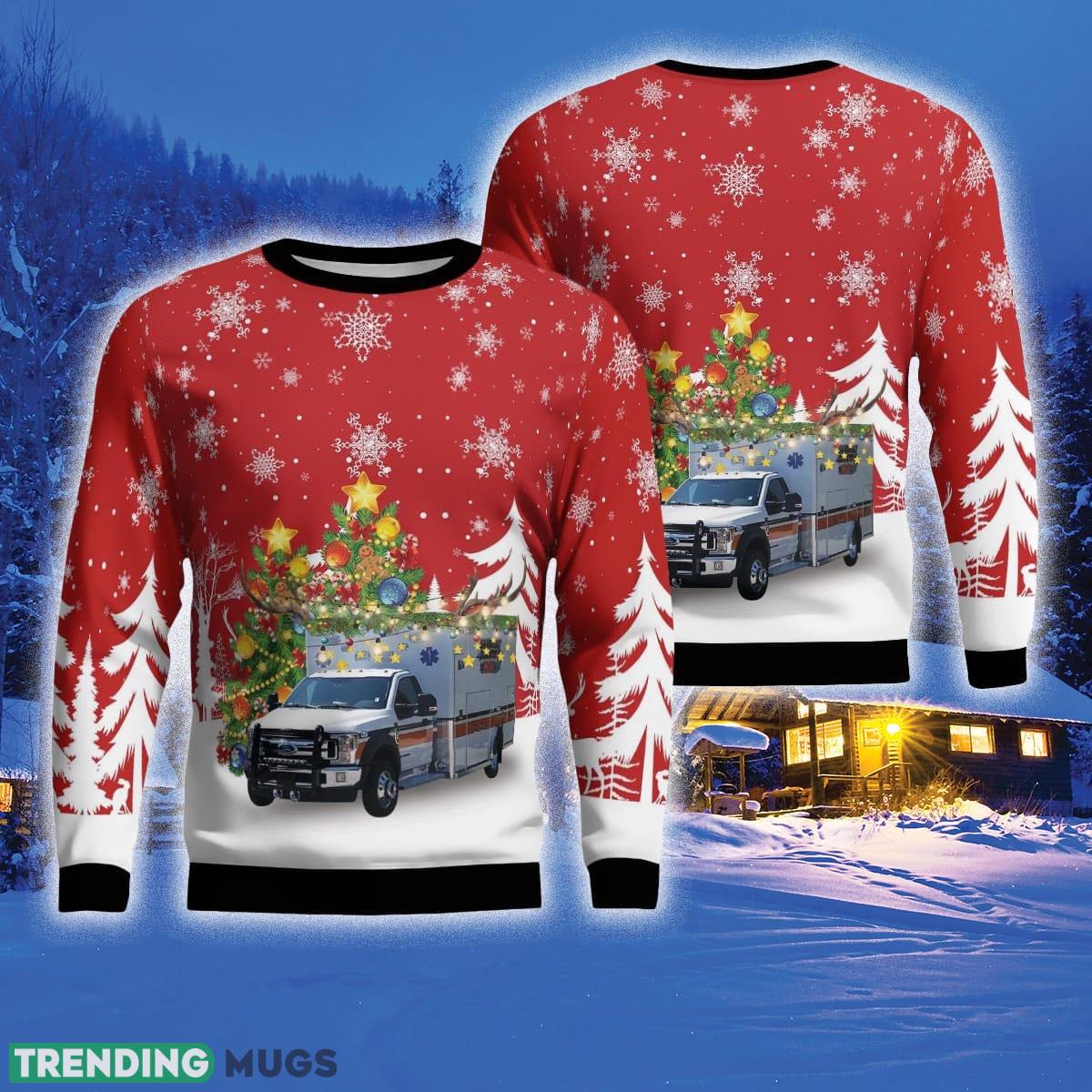 Fremont Ohio Sandusky County EMS 3D Sweater For Men And Women Gift For Christmas - Fremont, Ohio, Sandusky County EMS Ugly Sweater_1 Fremont Ohio Sandusky County EMS 3D Sweater For Men And Women Gift For Christmas - Fremont, Ohio, Sandusky County EMS Ugly Sweater_1
