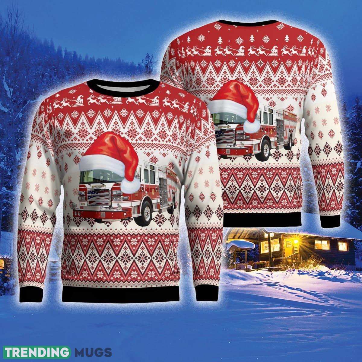 Fuquay-Varina North Carolina Northwest Harnett Volunteer Fire Department 3D Sweater For Men And Women Gift For Christmas - Fuquay-Varina, North Carolina, Northwest Harnett Volunteer Fire Department Ugly Sweater_1 Fuquay-Varina North Carolina Northwest Harnett Volunteer Fire Department 3D Sweater For Men And Women Gift For Christmas - Fuquay-Varina, North Carolina, Northwest Harnett Volunteer Fire Department Ugly Sweater_1