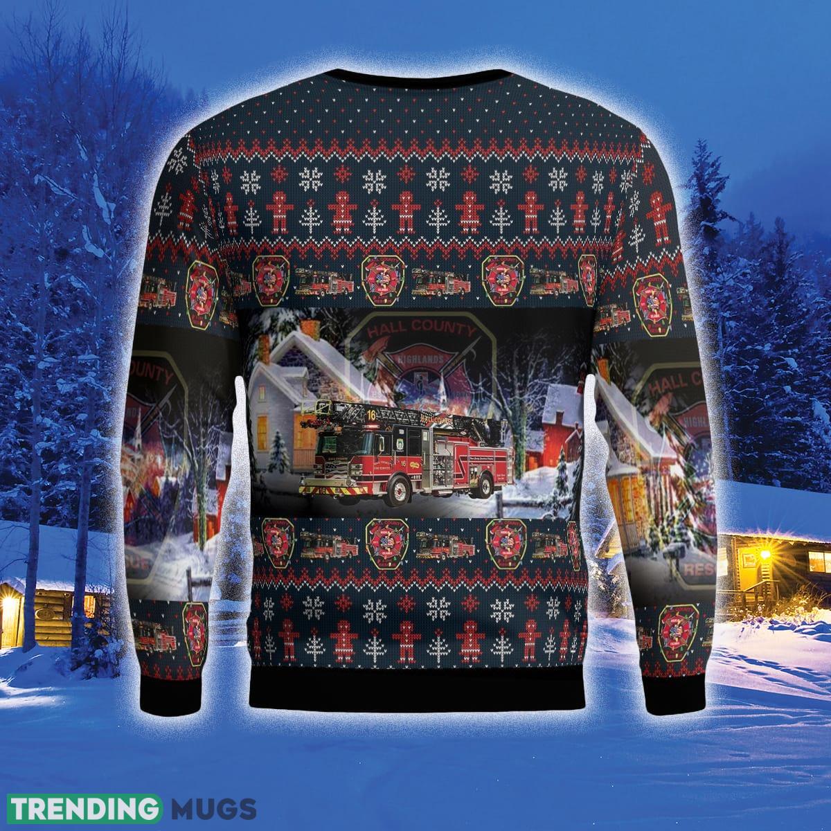 Gainesville Georgia Hall County Fire Services 3D Sweater For Men And Women Gift For Christmas 3D Sweater Gainesville Georgia Hall County Fire Services 3D Sweater For Men And Women Gift For Christmas 3D Sweater