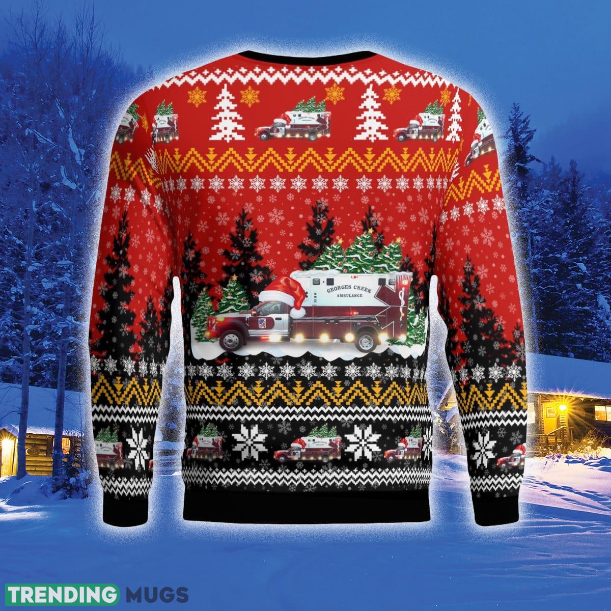 Georges Creek Ambulance Services 3D Sweater For Men And Women Gift For Christmas 3D Sweater Georges Creek Ambulance Services 3D Sweater For Men And Women Gift For Christmas 3D Sweater
