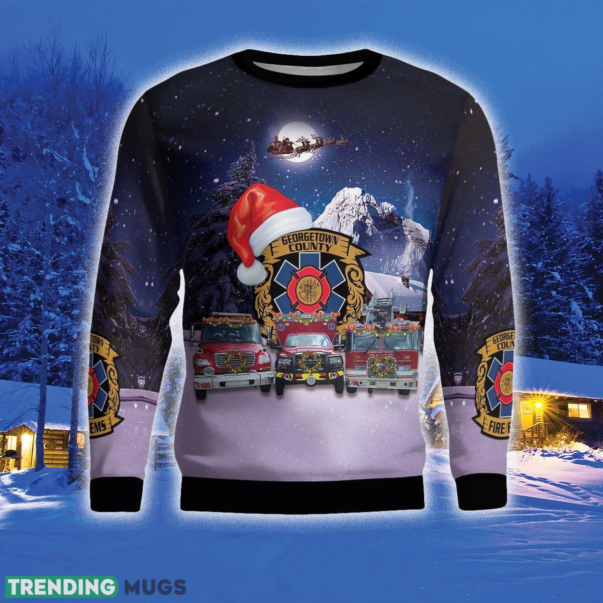 Georgetown South Carolina Georgetown County Fire & EMS 3D Sweater For Men And Women Gift For Christmas 3D Sweater Georgetown South Carolina Georgetown County Fire & EMS 3D Sweater For Men And Women Gift For Christmas 3D Sweater