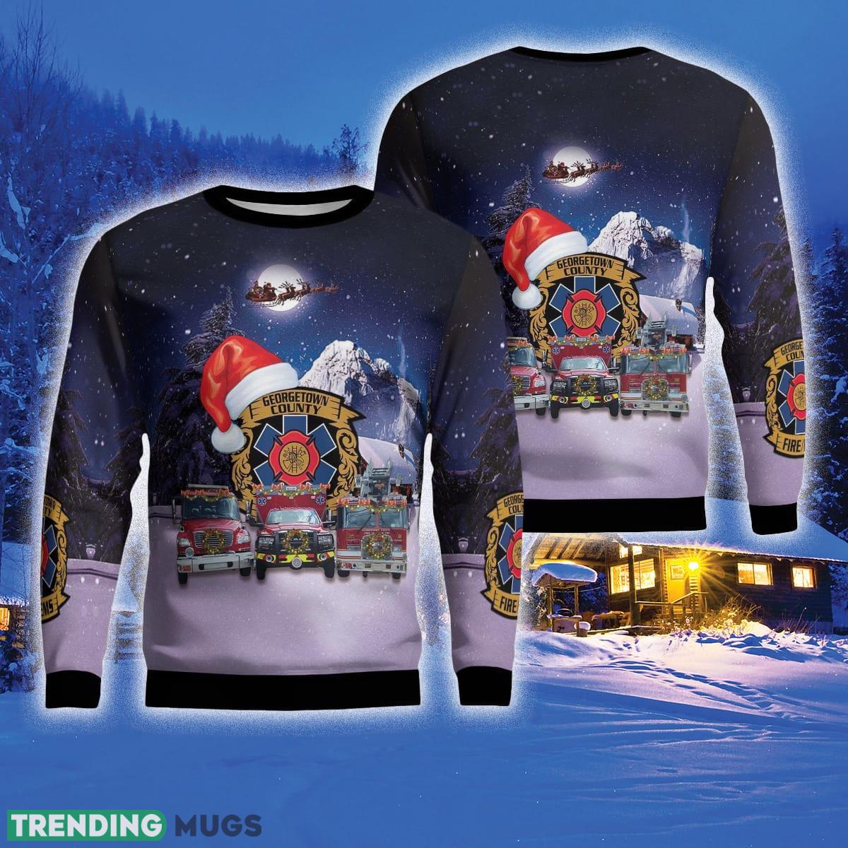 Georgetown South Carolina Georgetown County Fire & EMS 3D Sweater For Men And Women Gift For Christmas - Georgetown, South Carolina, Georgetown County Fire & EMS Ugly Sweater_1 Georgetown South Carolina Georgetown County Fire & EMS 3D Sweater For Men And Women Gift For Christmas - Georgetown, South Carolina, Georgetown County Fire & EMS Ugly Sweater_1