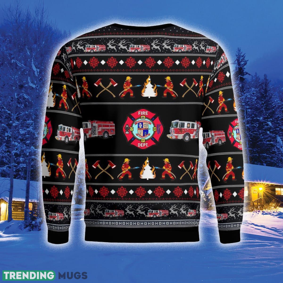 Georgetown South Carolina Georgetown Fire Department 3D Sweater Style 4 Gift For Ugly Christmas 3D Sweater Georgetown South Carolina Georgetown Fire Department 3D Sweater Style 4 Gift For Ugly Christmas 3D Sweater